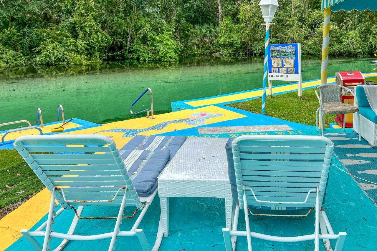 Apartmán Pams Mermaid House With Riverfront Yard And Lanai! Weeki Wachee Exteriér fotografie